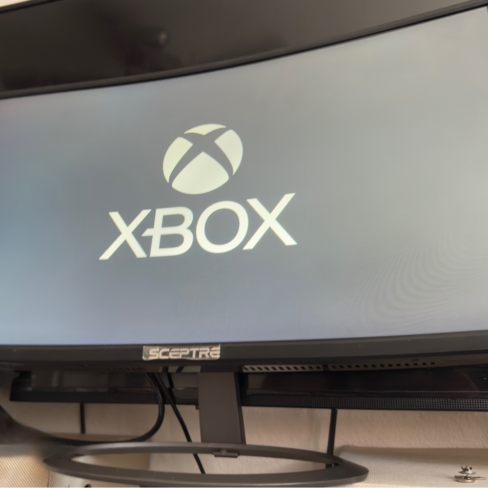 Black Console with Sleek Design